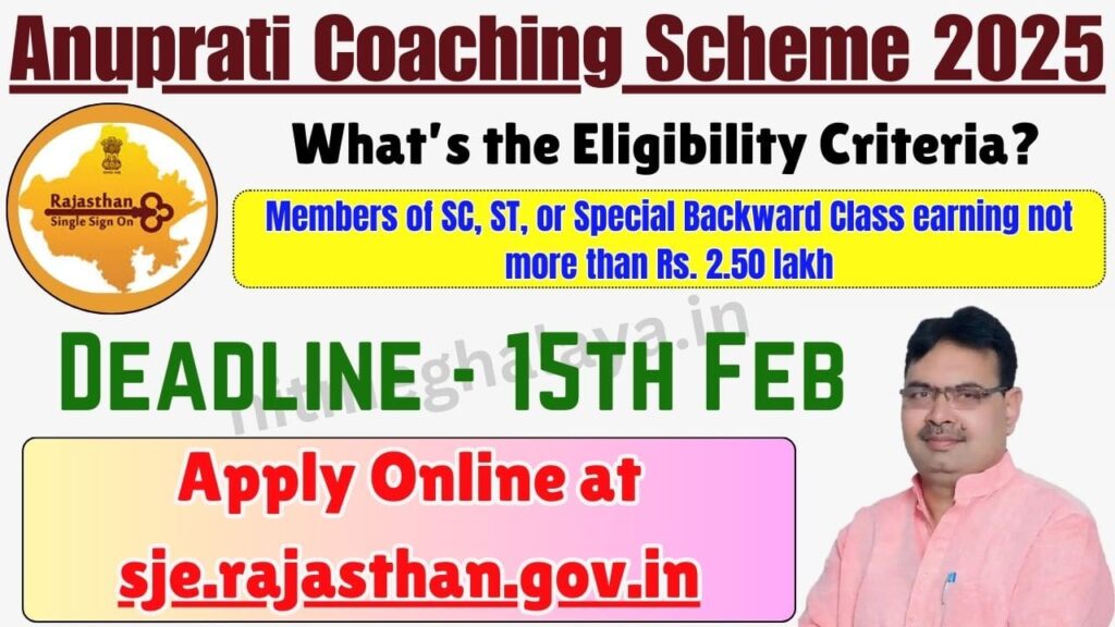 Anuprati Coaching Scheme 2025 