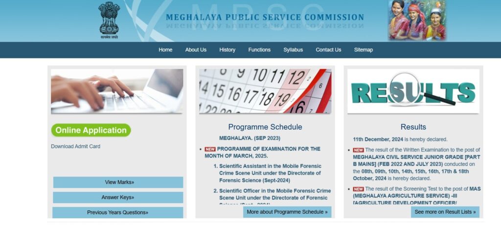 Meghalaya PSC Junior Informatics Officer Hall Ticket