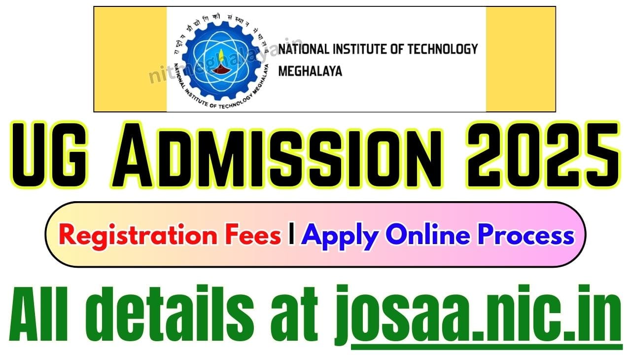 NIT Meghalaya UG Admission 2025 min